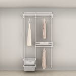 Garderobslösning Elfa Ready Solution Classic 11 Vit