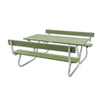 Bänkbord Utomhus Eden Wood Robust med Rygg