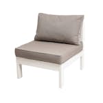 Träfåtölj Ute Eden Wood Ransvik Modulsoffa med Dynor Greige