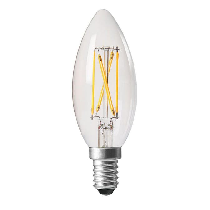LED-lampa PR Home Shine Filament Kron Clear 45 mm 4 W