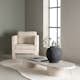 Soffbord Venture Home Narvik 25cm Beige Vardagsrumsbord med Marmorlook