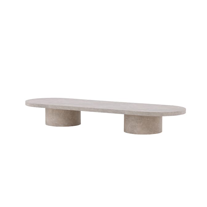 Soffbord Venture Home Narvik 25cm Beige Vardagsrumsbord med Marmorlook