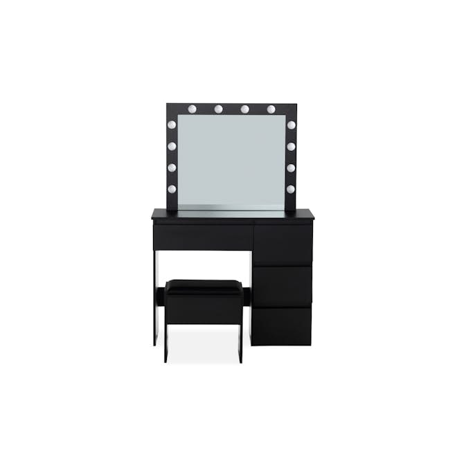 Sminkbord Scandinavian Choice Hakebo med Pall och Spegel, LED-Belysning