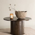 Soffbord Venture Home Bianca Mörkbrun Runt Vardagsrumsbord Ø80cm