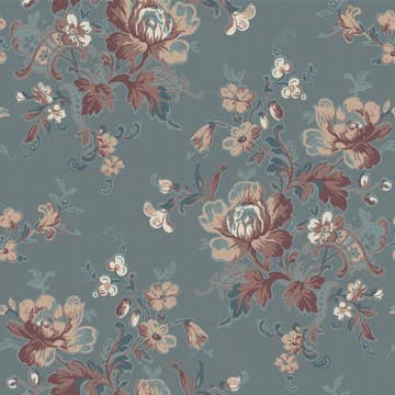 Mönstrad Tapet Duro Ingeborg Classic Gammalsvenska Papper