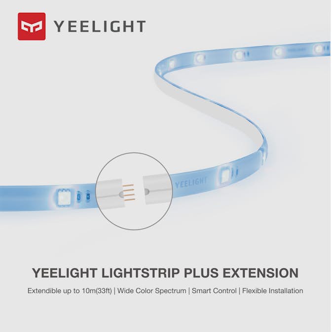 Led-List Förlängning Yeelight 1M, Vit