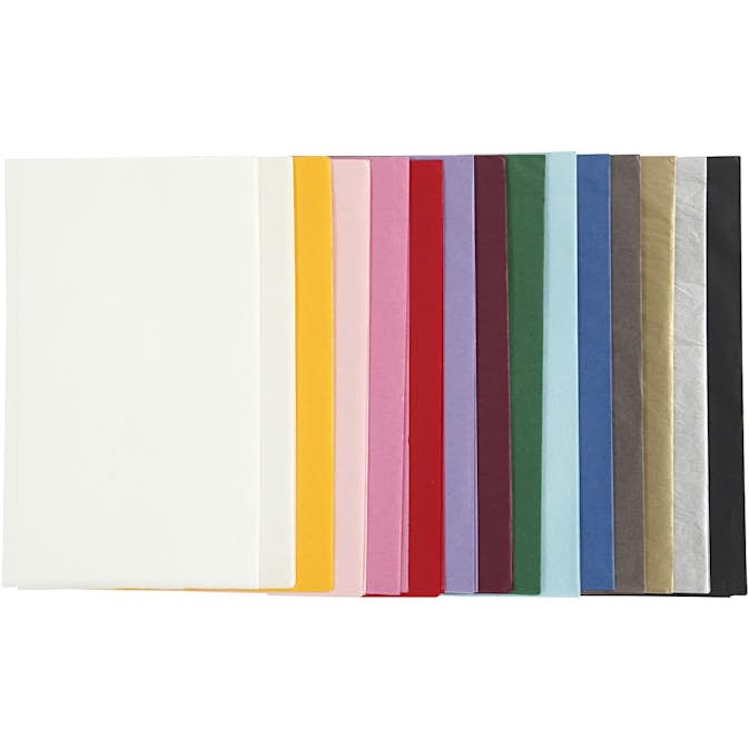 Silkespapper Creativ Company 50x70 cm Mixade Färger 1 Förp
