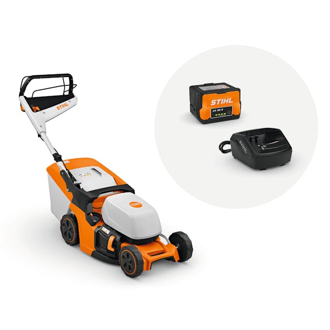 Gräsklippare STIHL RMA 443.3 V Med Batteri & Laddare