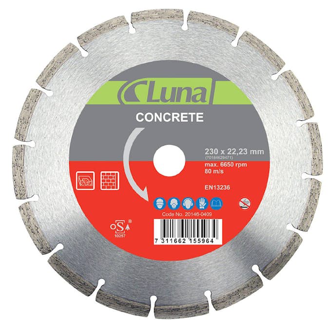 Diamantklinga Luna Tools Concrete