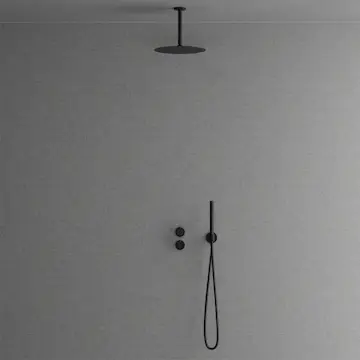 Takduschset Scandtap Steel Harmonized 2Z för Inbyggnad