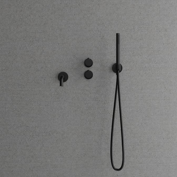 Badkarsblandare Scandtap Steel Harmonized 4 för Inbyggnad