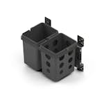 Källsortering Theofils Alicante 27X42 Sidomonterad Mörkgrå