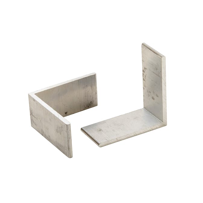 L-Beslag Kirkedal K100 Aluminium Design Till Stolpar