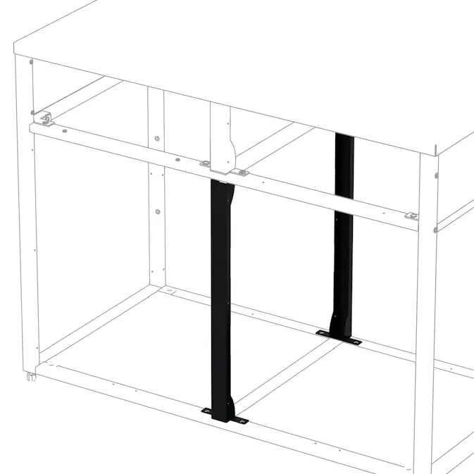 Mellanstag Skotte Kitchen 1208 650 mm Till Utekök
