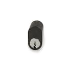 Låscylinder Habo Svart 6-stift Oval 2-pack för Ytterdörr