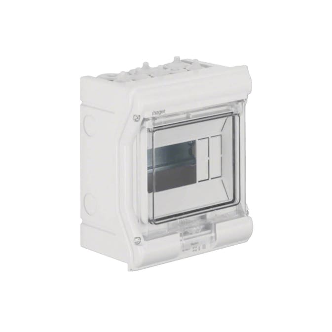 Plastkapsling Hager Vector Utanpåliggande för Inomhusmontering IP65