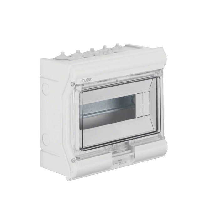 Plastkapsling Hager Vector Utanpåliggande för Inomhusmontering IP65