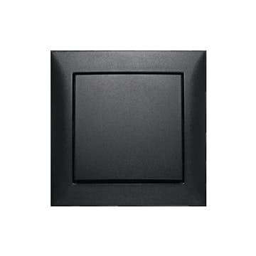 Strömställare Hager Kors Komplett med Ram Insats med Klor Snabbanslutning S.1