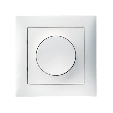 Vriddimmer Hager Komplett med Ram LED 3-100 W Insats med Klor S.1