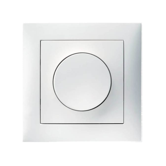 Vriddimmer Hager Komplett med Ram LED 3-100 W Insats med Klor S.1