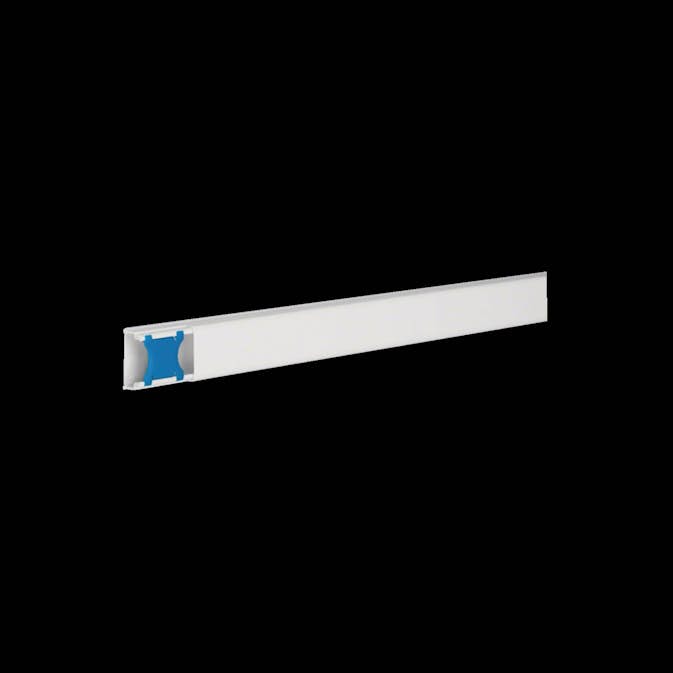 Minikanal Hager ATA 16 x 32 mm 2,1 meter med Kabelhållare PVC Vit RAL 9016