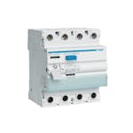 Jordfelsbrytare Hager 4-polig Typ A 6 kA 300 mA Felström