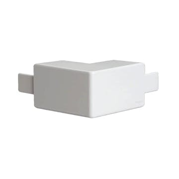 Ytterhörn till Matarkanal Hager LF 40 x 40 mm PVC Vit RAL 9016