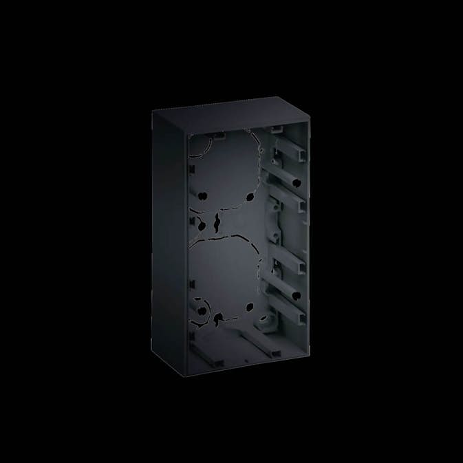 Förhöjningsram Hager 2-fack 45 mm S.1