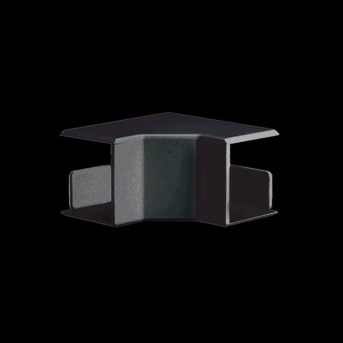 Innerhörn till Matarkanal Hager LF/LFH 20 x 35 mm Halogenfri Svart RAL 9011