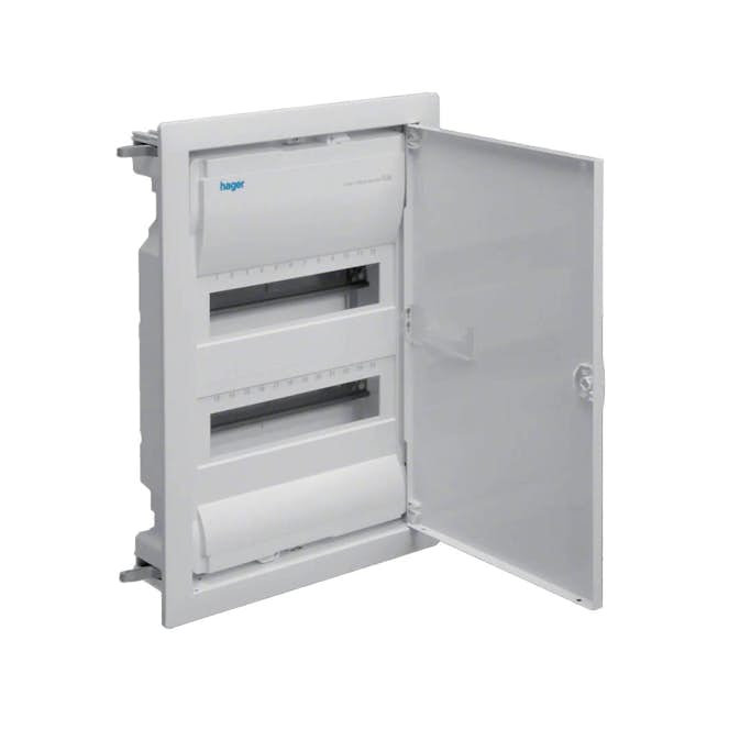 Plastkapsling Hager Volta för Infällnad i Gipsvägg