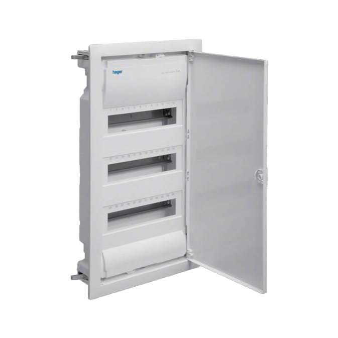 Plastkapsling Hager Volta för Infällnad i Gipsvägg