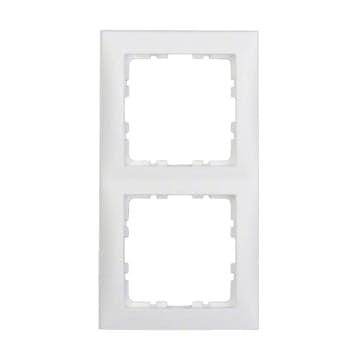 Kombinationsram Hager 2-fack i Plast S.1