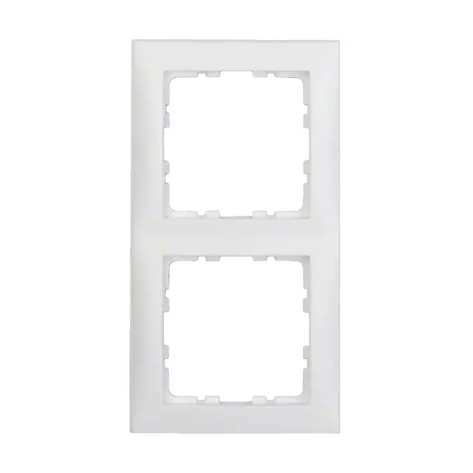 Kombinationsram Hager 2-fack i Plast S.1