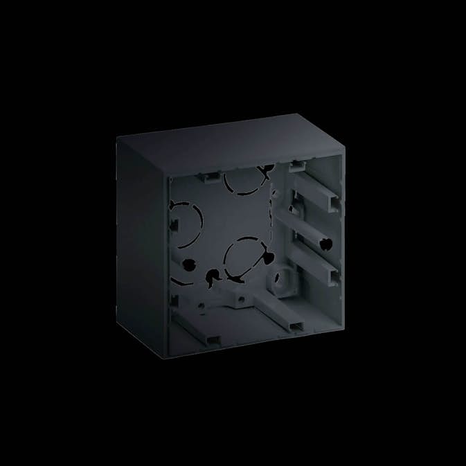 Förhöjningsram Hager 1-fack 45 mm S.1