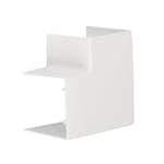 L-Vinkel till Matarkanal Hager Flexibel LF/LFH 60 x 60 mm Halogenfri Vit RAL 9016