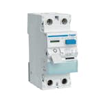 Jordfelsbrytare Hager 2-polig Typ A 6 kA 30 mA Felström