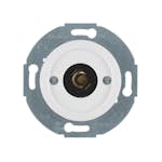 Tryckknapp Hager 1-polig Insats utan Klor Återfjädrande för Signallampa E10 2 A 2 W Serie 1930