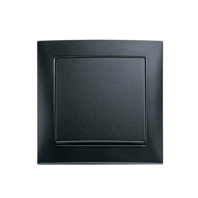 Tryckknapp Hager Komplett med Ram Trapp 10 A Återfjädrande med Klor Snabbanslutning S.1