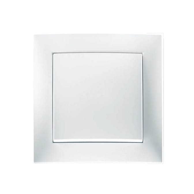 Tryckknapp Hager Komplett med Ram Trapp 10 A Återfjädrande med Klor Snabbanslutning S.1