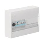 Plastkapsling Hager Gamma Förmonterad Bestyckad med HB, JFB, DVB