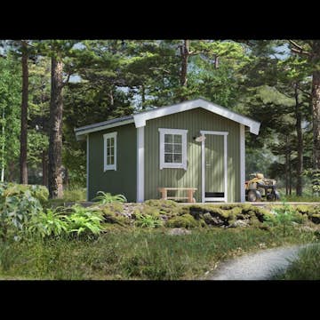 Friggebod Trähuset Paulina 15 kvm