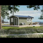 Attefallare Trähuset Paulina 25 kvm