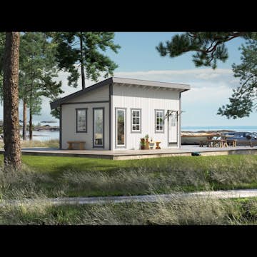 Attefallare Trähuset Pailin 25 kvm