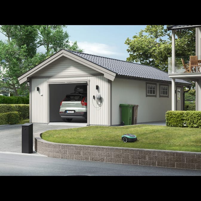 Garage Trähuset Sorunda 50 kvm