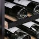 Hyllfront till WineCave 50 Anthracite Black