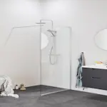 Duschvägg Noro Frost DV Klarglas