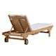 Solsäng Venture Home Ghana med Ställbart Ryggstöd, Teak Utomhus