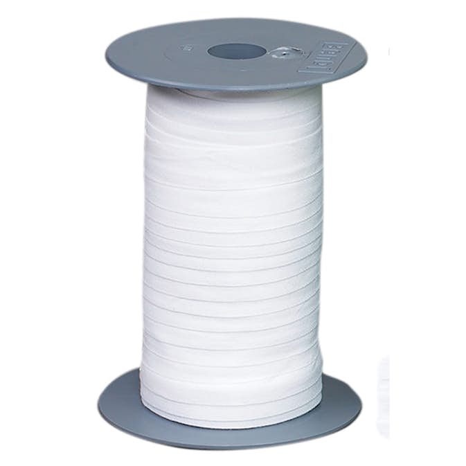 Bomullsband ABA Skol Vitt 50 M x13 mm