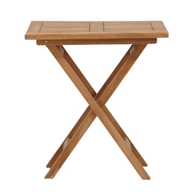 Cafébord Venture Home Kenya 70x70cm, Hopfällbart Träbord i Teak till Uteplatsen