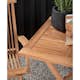 Cafébord Venture Home Kenya 70x70cm, Hopfällbart Träbord i Teak till Uteplatsen